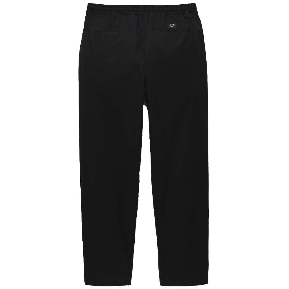 Range Baggy Black Tapered Elastic Waist Skateboard Pant