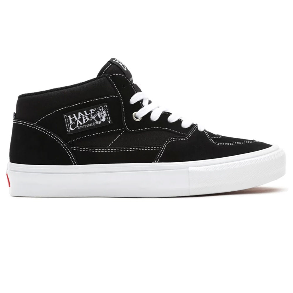 Skate Half Cab Black White Shoe