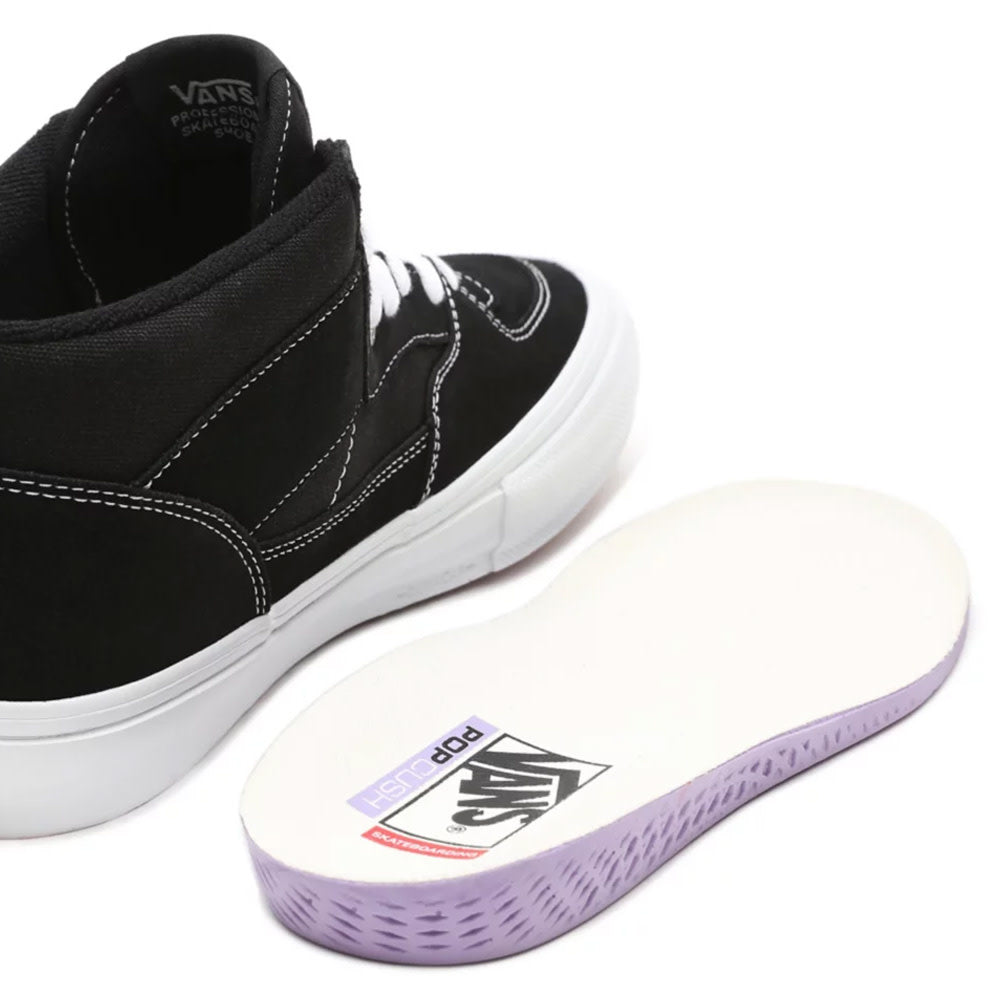 Skate Half Cab Black White Shoe