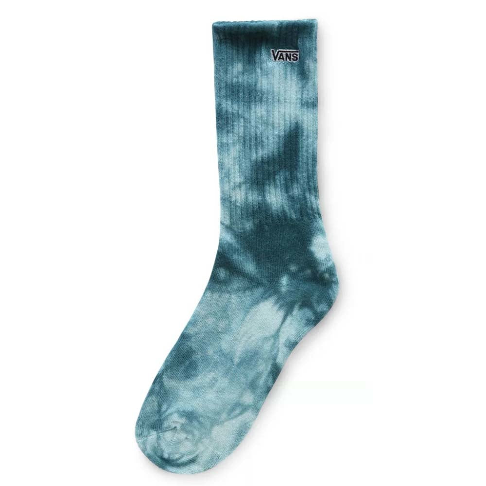 Women's Tie Dyed Green Crew Skateboard Socks 2022