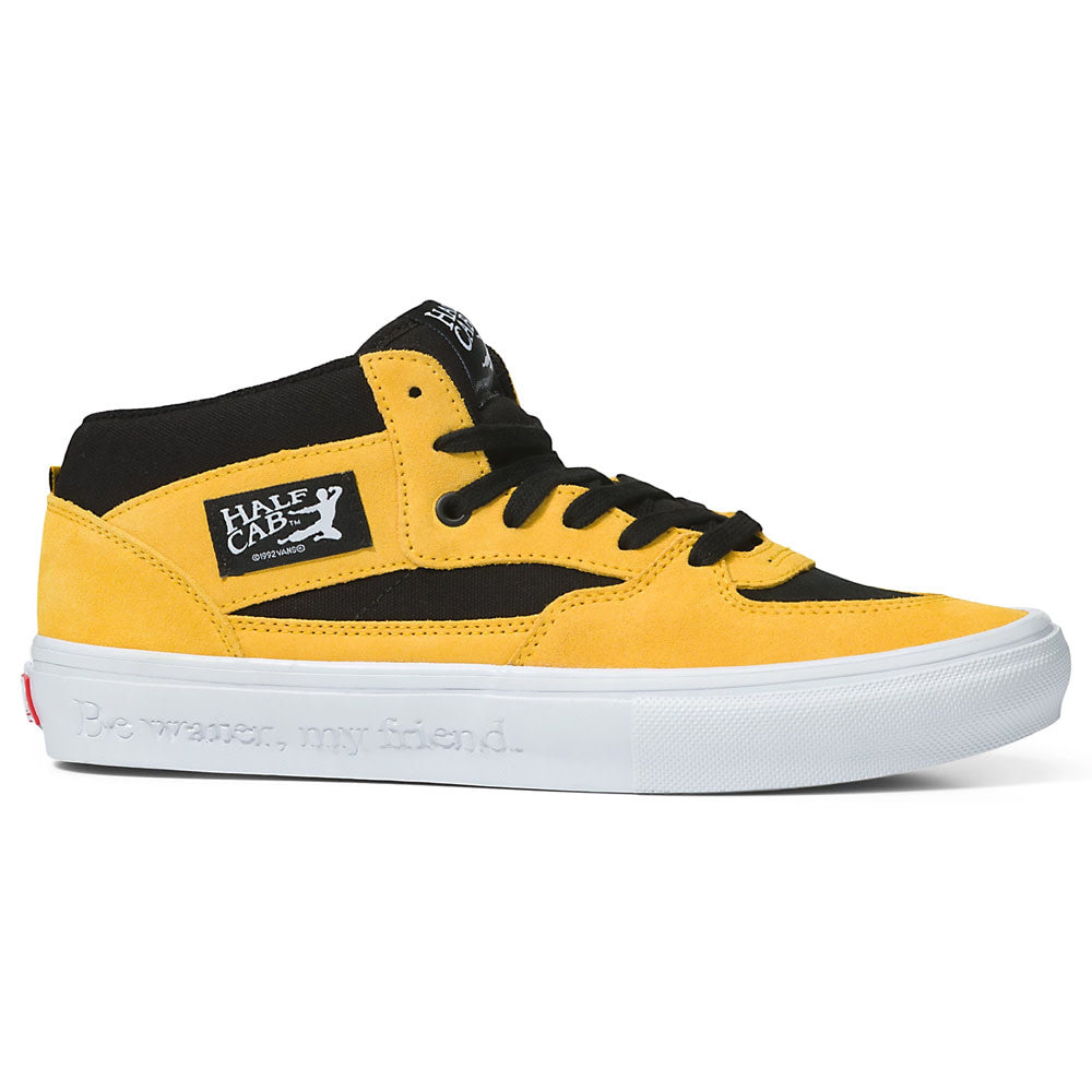 Vans X Bruce Lee Black/Yellow Half Cab Skateboard Shoe 2023