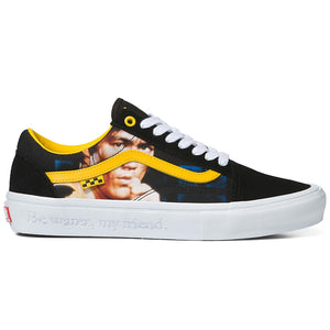 Vans X Bruce Lee Black/Yellow Skate Old Skool Shoe 2023