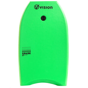 27" Green/Blue Nippers Spark Kids Bodyboard