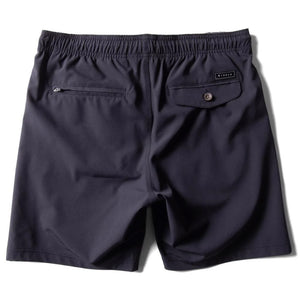 17" Boys Hemp No See Ums Black Eco Elastic Walkshort 2024