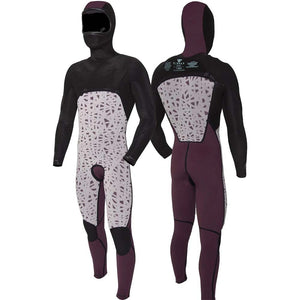 5/4/3 mm 7 Seas FZip Hooded Winter Wetsuit