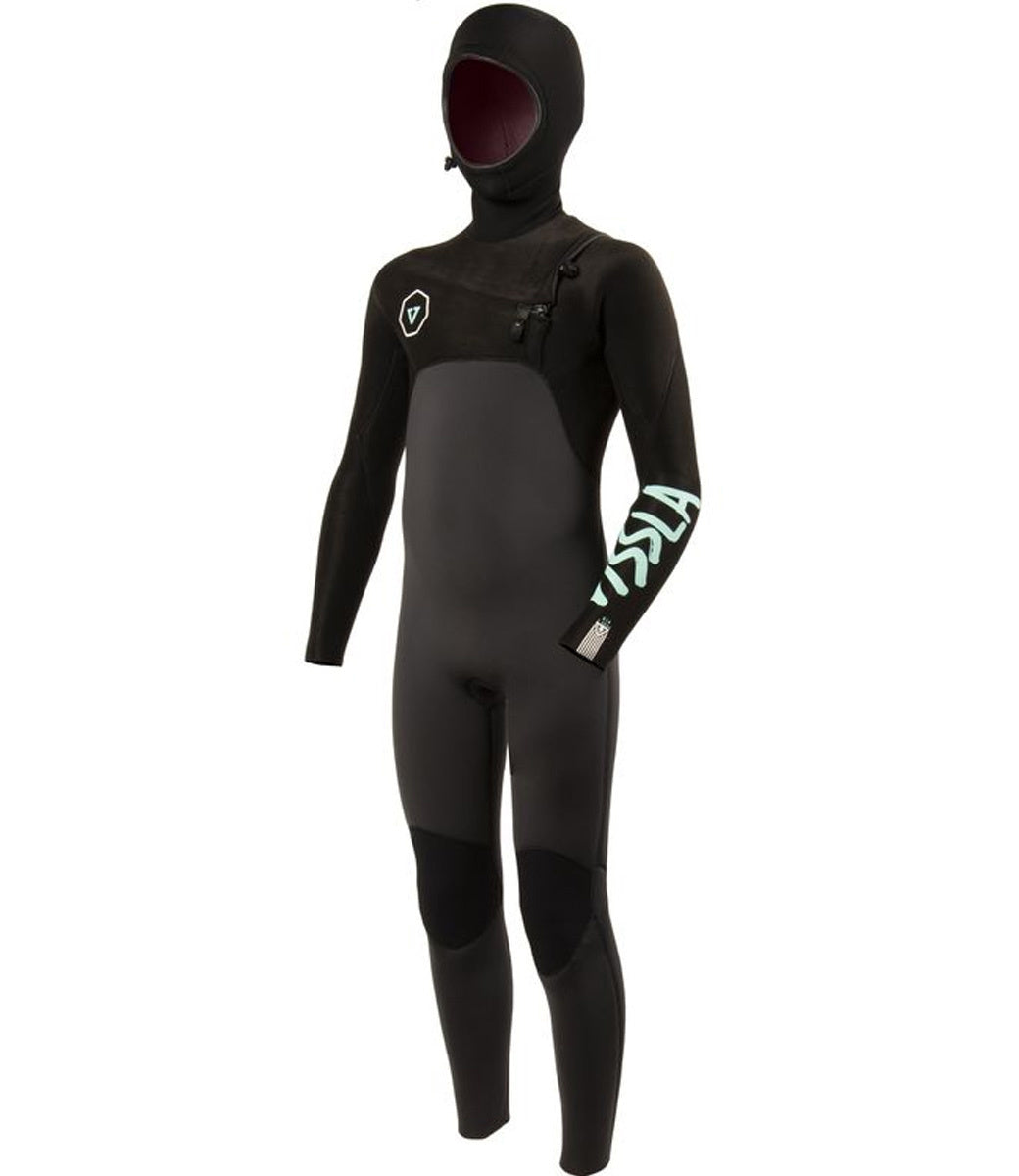 Boys 5/4/3mm 7 Seas Hooded FZip Wetsuit