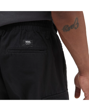 Range Cargo Black Baggy Tapered Elastic Skateboard Pant 2024