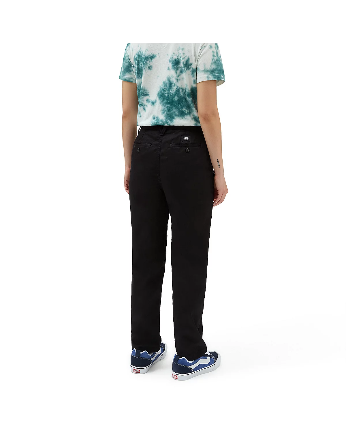 Women's Authentic Chino Black Skateboard Pant