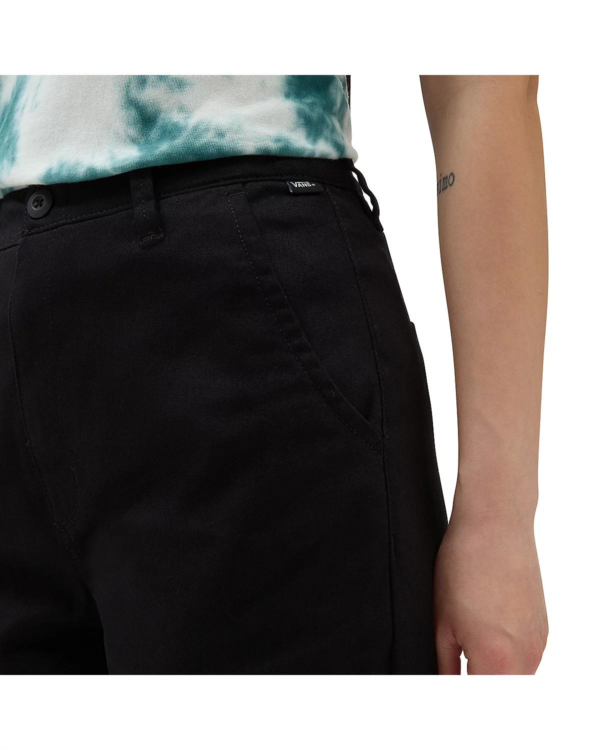 Women's Authentic Chino Black Skateboard Pant