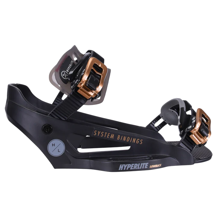 Lowback Black Gold System Wakeboard Binding 2024