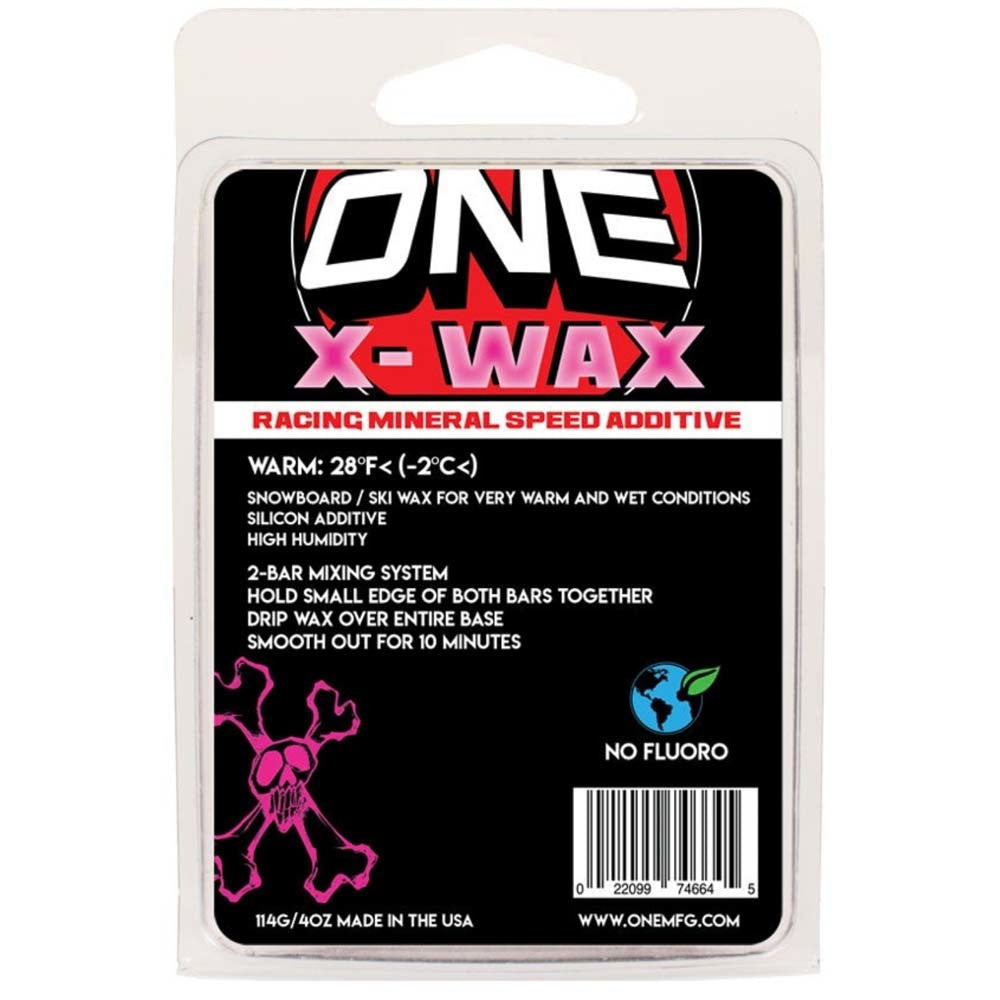 X-Wax Warm (0° to -3°) 114g + Additive Bar