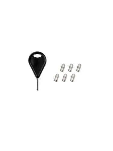 6x Surf Fin Screws (Dual Tab Compatible) + Key