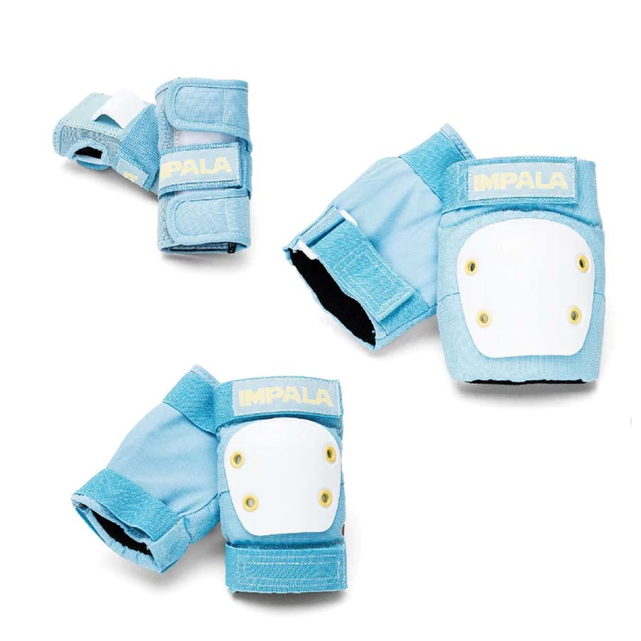 Youth Protective Set Sky Blue Yellow