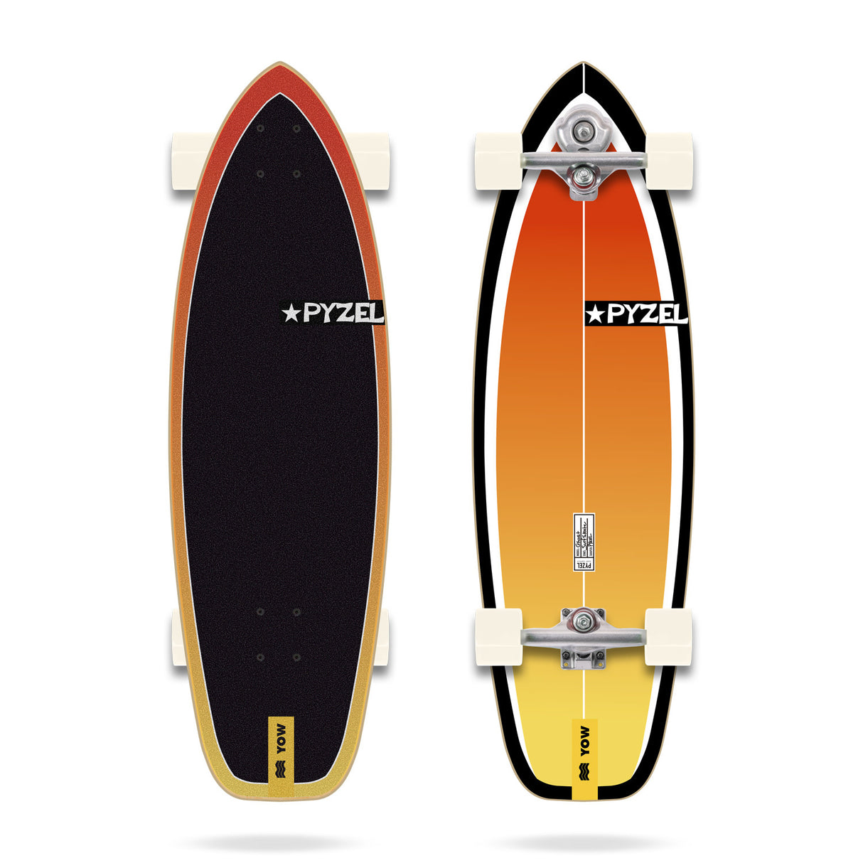 x Pyzel 33.5" Ghost Shaper Series Surfskate Complete 2023