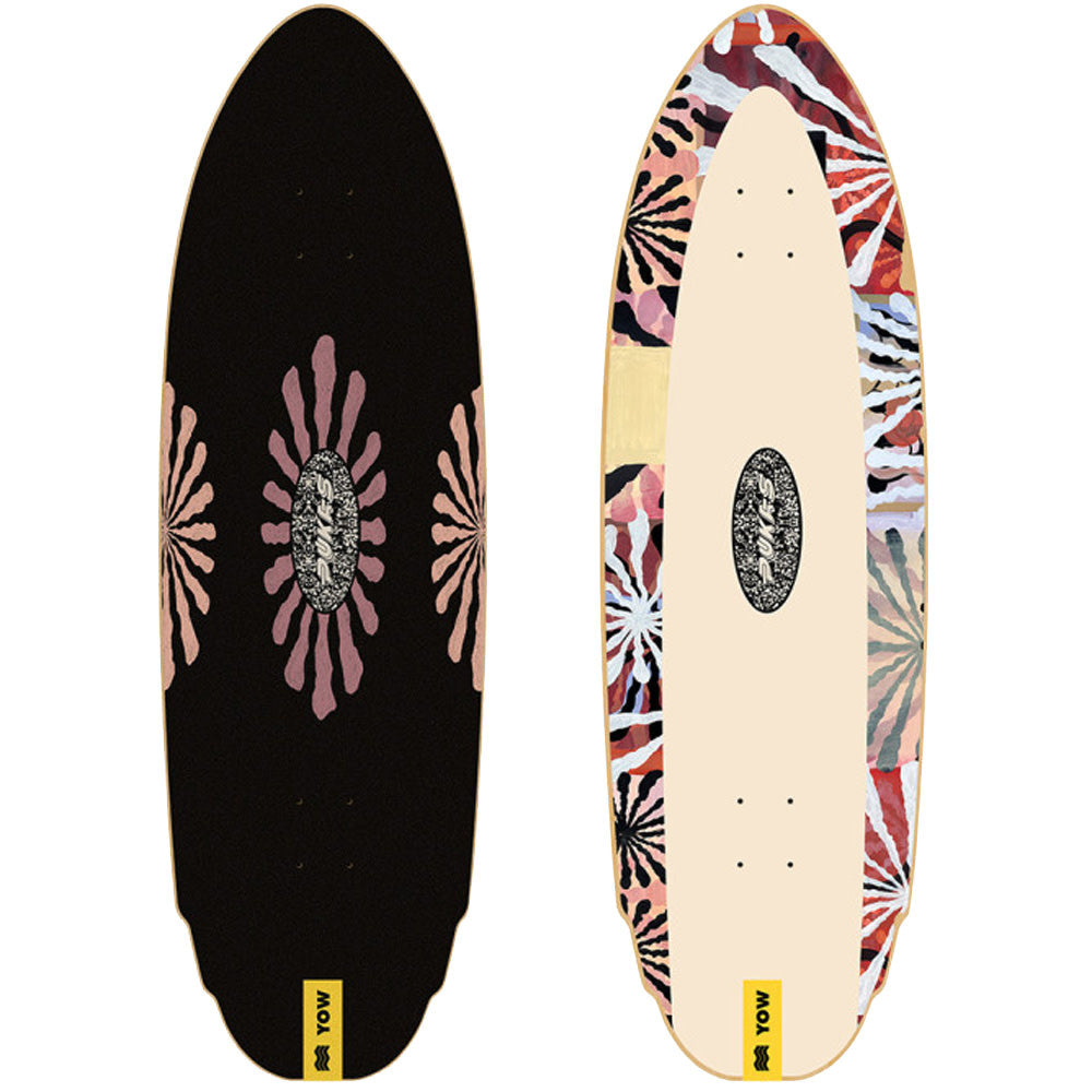 X Pukas 33" Flame Surfskate Deck 2024