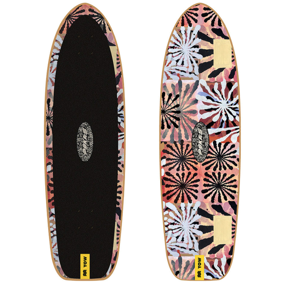 X Pukas 34.5" Anemone Surfskate Deck 2024